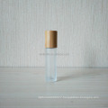 10ml essential oil white glass roller bottle with bamboo lid GR-009S